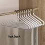 Portable Dryer PVC Heavy Duty Slacks/Trousers Pants Hangers Open Ended Hanger Easy Slide Organizers, Metal Rod with a Large Diameter, Chrome and Multiple Color Friction